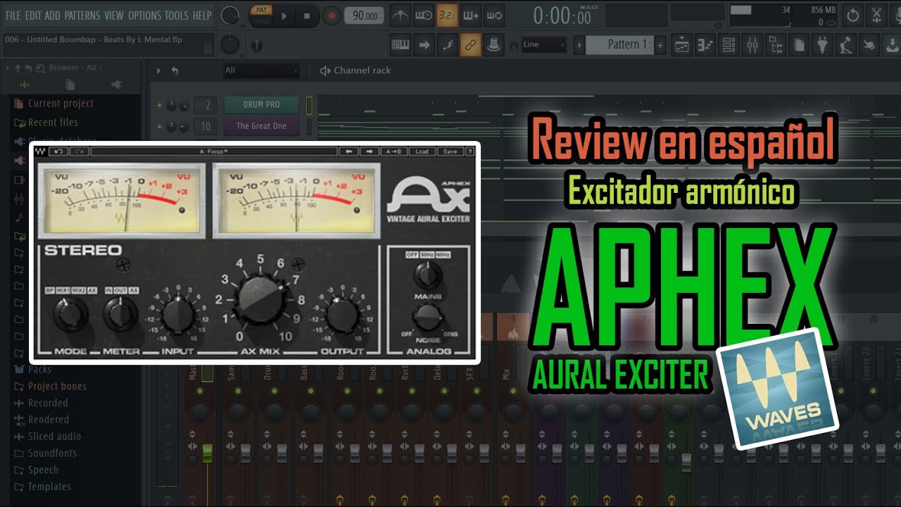Review en español Aphex Vintage Aural Exciter Plugins Para Agregar