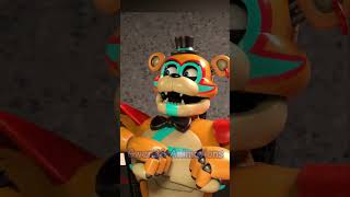 VR Freddy Fazbear meets Glamrock Freddy [FNAF/Blender] #shorts #fnafsecuritybreach #glamrockfreddy