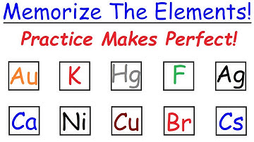 How To Memorize The Periodic Table Through Practice!