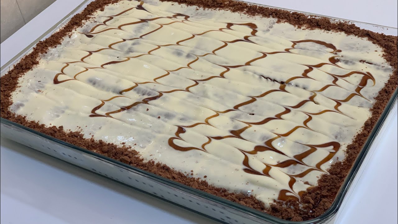 ريكا چيكرنا نه سته لى ب 5 پيكهاته يا 😍 طريقة عمل حلا بارد فقط ب خمس مكونات 😋👌#food #sweet #cooking