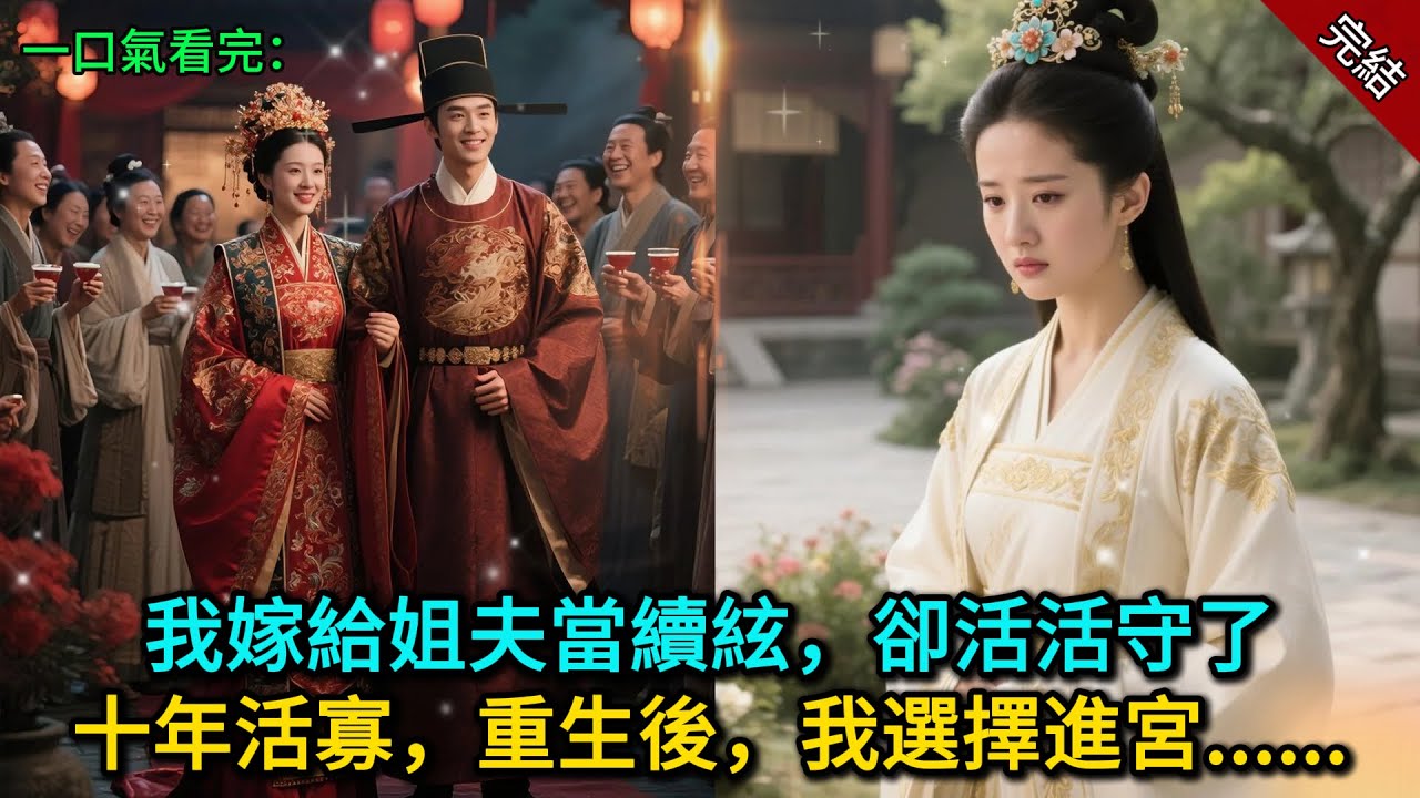 我嫁給姐夫當續絃，卻活活守了十年活寡，重生後，我選擇進宮......
