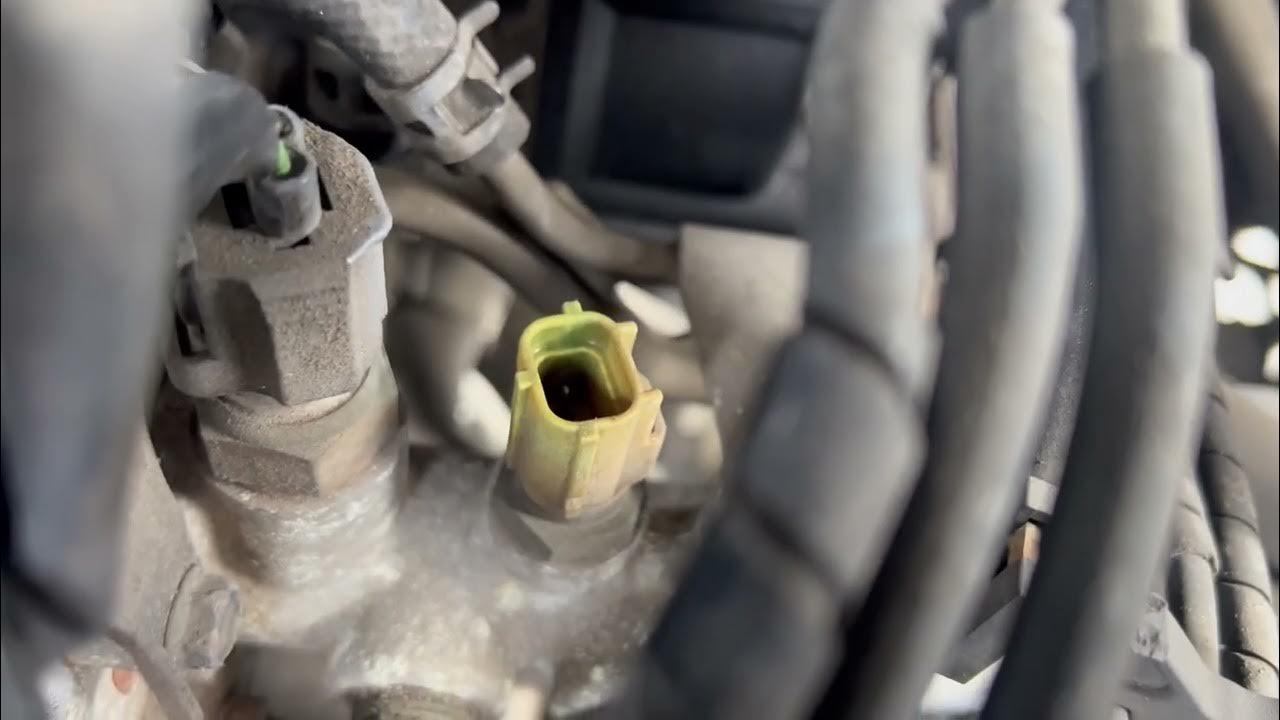 1993 Lexus Es300 replace coolant temperature sensor - YouTube