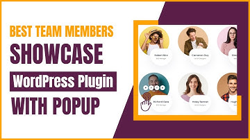 Best Team Members Showcase WordPress Plugin with Lightbox | Open Team Members Details in a Popup