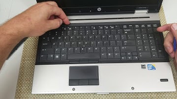HP EliteBook 8540P RAM Upgrade Installation instructions with 2nd RAM under keyboard