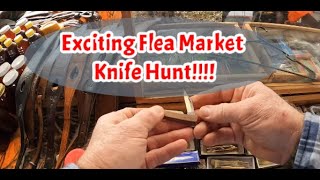 Join Us On An Exciting Trip To A Flea Market As We Hunt For Rare Pocket Knives #edc #youtube #fyp