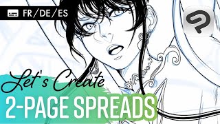 How to make 2page comic spreads in EX and PRO! | Jake Hercy Draws