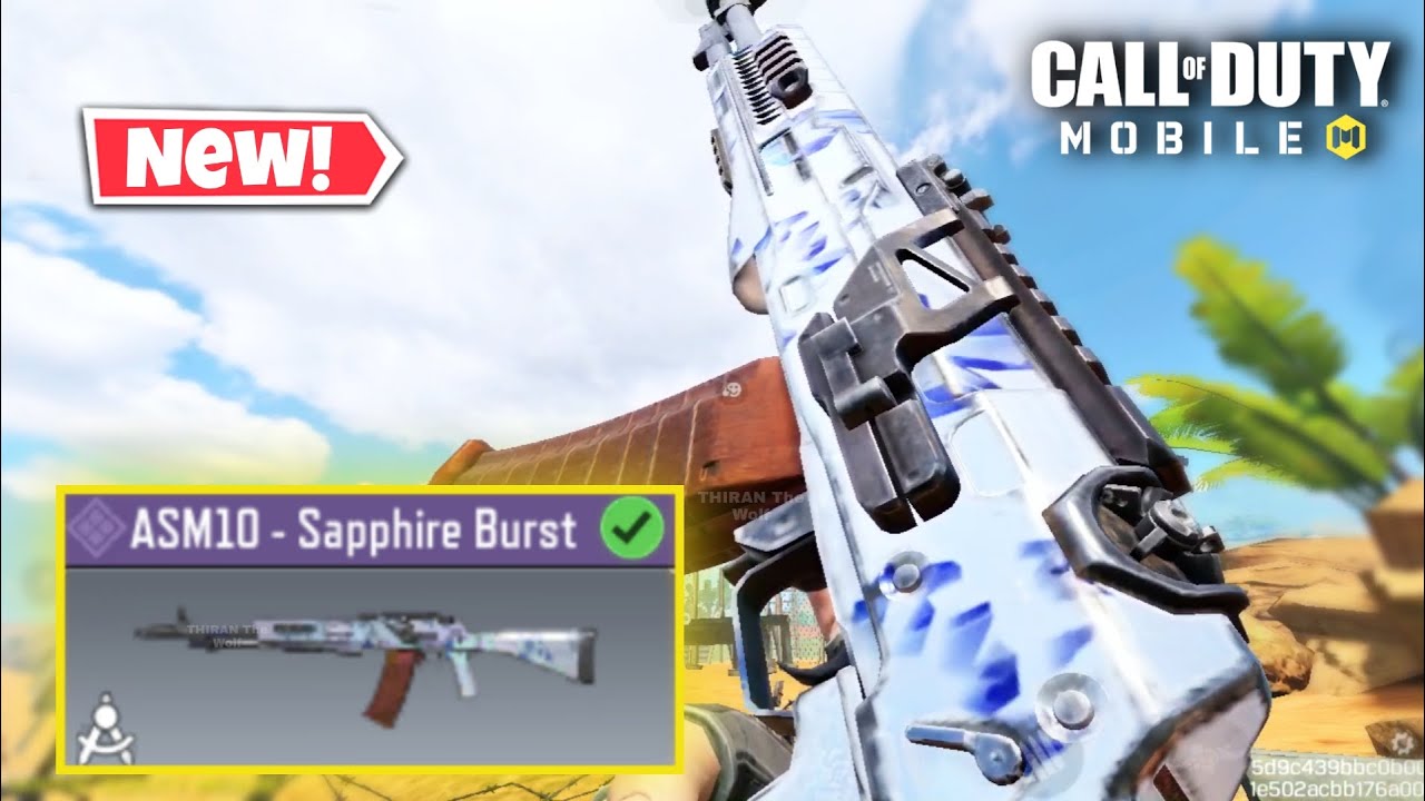 *NEW* ASM10 Sapphire Burst Gameplay in CodM Season 11 2024 | Cod Mobile Search and Destroy Ranked