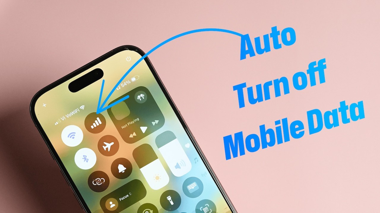 I Found a SIMPLE Way to Auto Turn Off Mobile Data on My iPhone