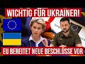 Krasse Entscheidung in der EU! Ursula von der Leyen schockt Ukrainer – Neue Regeln! News aus Polen!