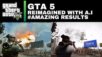 GTA 5 with ultra realistic graphics | Generative AI Real Life Graphics!