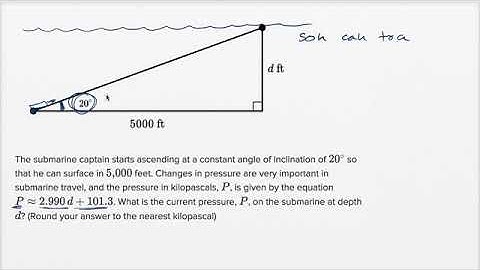 GCSE Right triangle word problems — Harder example