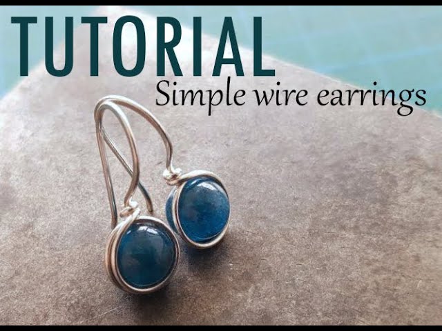 Face-Framing Wire Earrings Tutorial – Jewelry Making Journal