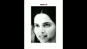 Words❤ | Heart Touching | Deepika Padukone Satus | Sad Status |