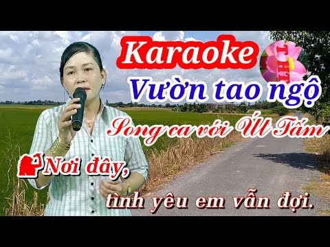 Video Song ca với Út Tấm / Karaoke vườn tao ngộ, thiếu giọng... - youtube