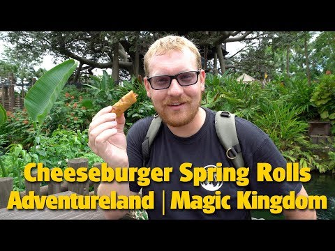 Cheeseburger Spring Rolls in Adventureland | Magic Kingdom