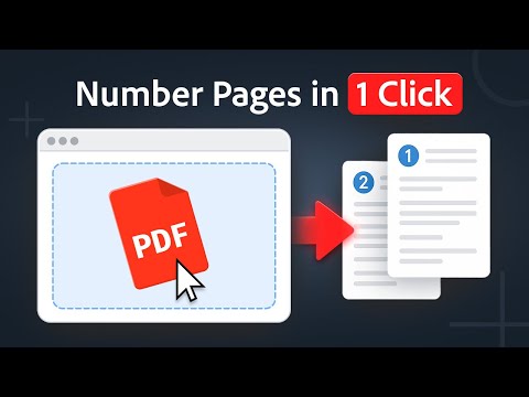 Number PDF Pages in One Click | Acrobat Online