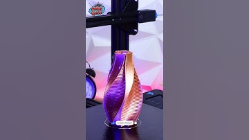 Twisted vase with strands 3D Print By Made in space