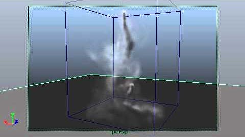 dynamics fluid drop fall smoke basic - 1 : Autodesk Maya