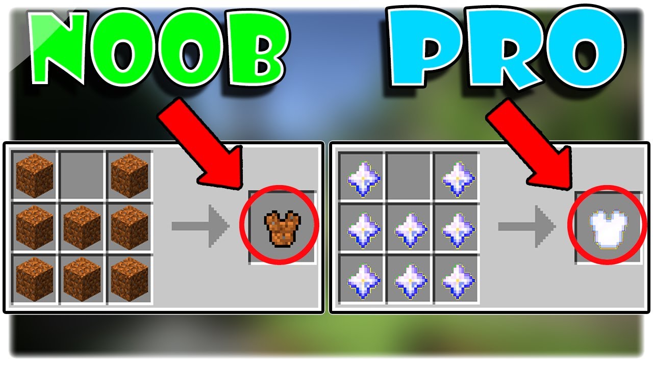 NOOB vs PRO - Minecraft - YouTube