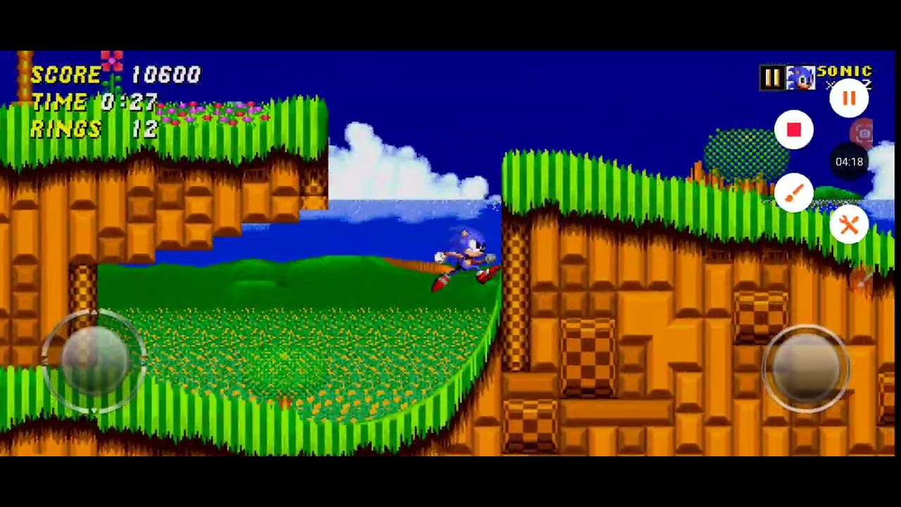 Jogando Sonic 2 (1992)