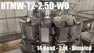 HTMW-T2 2.5oz Beef Jerky Combination Weigher | Automated Jerky Packaging Machine | Hightek USA