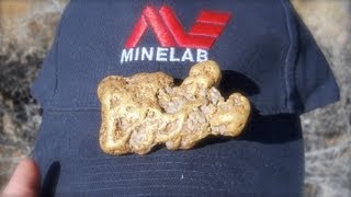 One pound Gold Nugget found with Minelab GPX metal detector