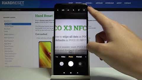 How to Manage Camera Sound in Poco X3 – Turn On / Off Shutter Sound