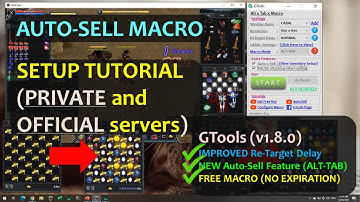 💯 NEW | Auto-Sell Items (Remote Shop) | GTools FREE CABAL MACRO ALT-TAB