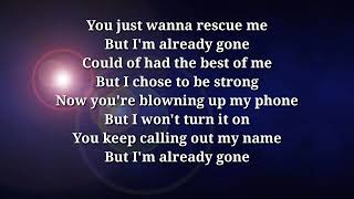 MattyBRaps - Already Gone (Lyrics Video)