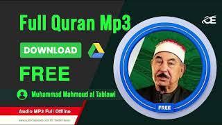 Muhammad Mahmoud al Tablawi Download The Holy Quran mp3 zip Files free Download screenshot 2