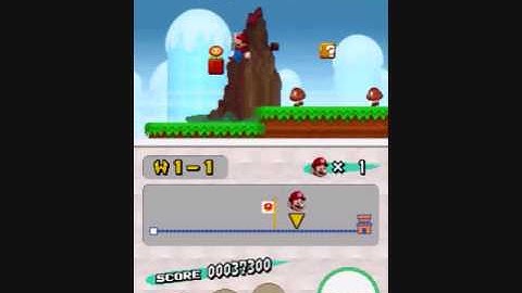 New Super Mario Bros. custom level 1-1
