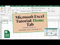 Mastering Microsoft Excel: Home Tab Explained 1-1