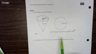 Math 7A - Module 6:  Lesson 14 and 15