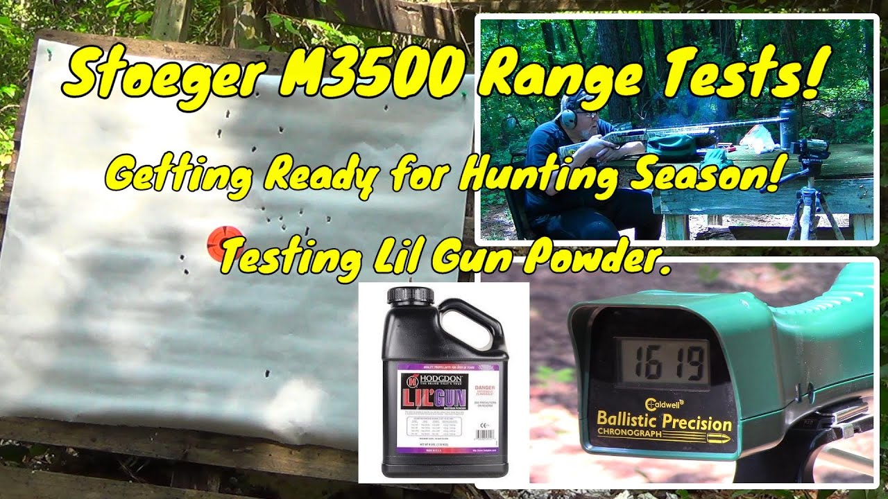 Stoeger M3500 Range Tests. Lil Gun Powder!