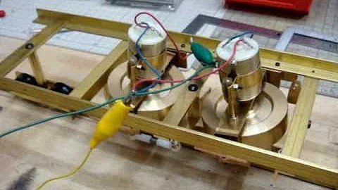 First test of Gyro monorail No.10