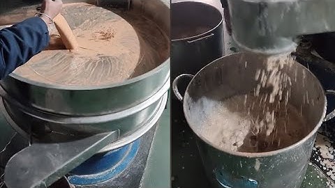 Soya bean milk vibrating screen separator