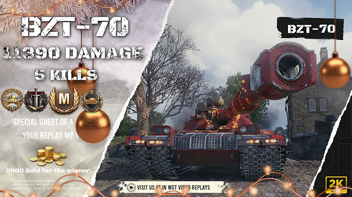 BZT-70 - 11.4K damage, #wot_video_replays, #wot