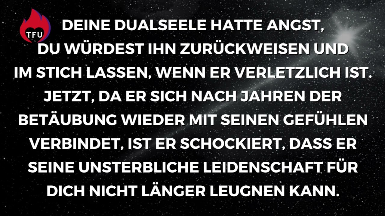 Dein Mann VERBIRGT SEINEN SCHMERZ & versucht stattdessen, dich zu beeindrucken [Dualseelen Reading]