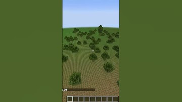 what if you create a world full of oak sapling #minecraft #shorts