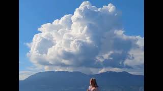 Cumulonimbus clouds | Storm clouds | Timelapse over mountains of canada