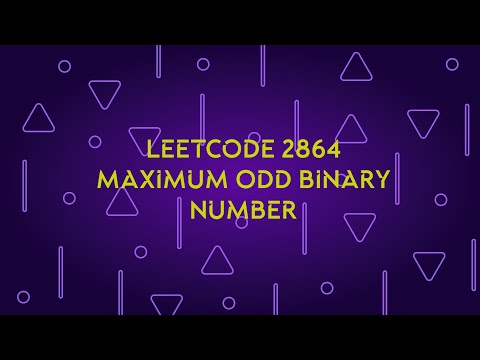 Maximum Odd Binary number | Leetcode #2864 | C++ | String | Lost _Code