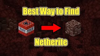 Minecraft how to get ancient debris. this seems be the best method
mine debris so you can start making netherite tools.