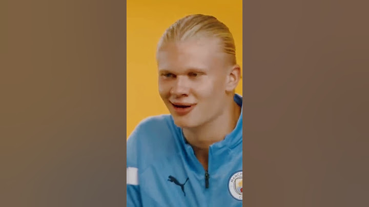Erling Haaland reacting on his own music video #haaland #shorts #short