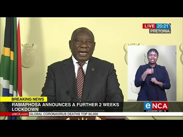 Ramaphosa extends lockdown