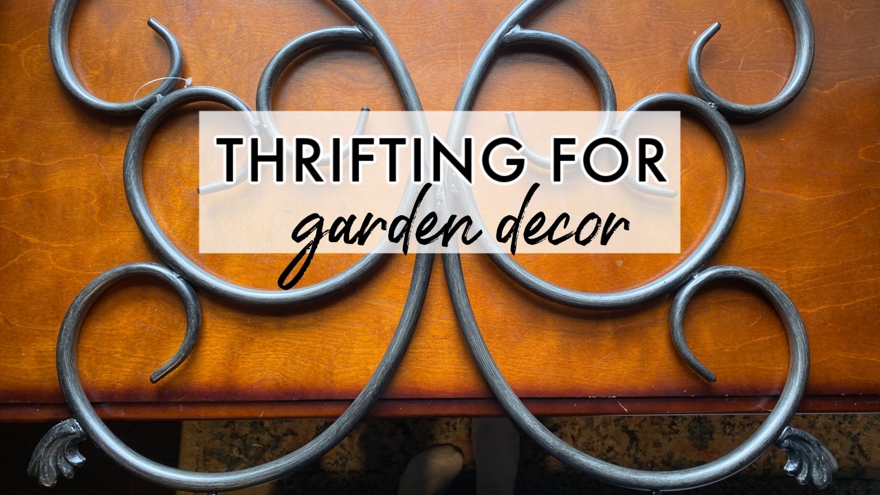 Garden Decor Ideas On A Budget | Thrift Store Garden Decor!