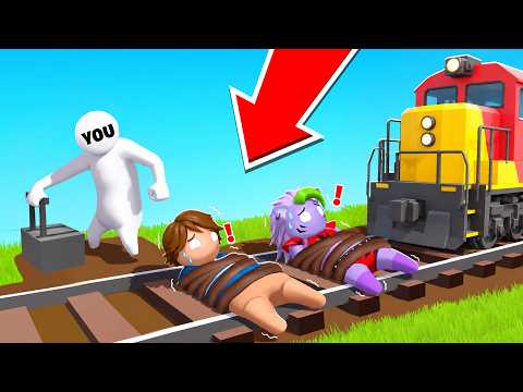 YOU GET REVENGE in Gang Beasts VS Roxanne and Gregory!