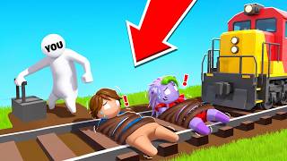 YOU GET REVENGE in Gang Beasts VS Roxanne and Gregory!