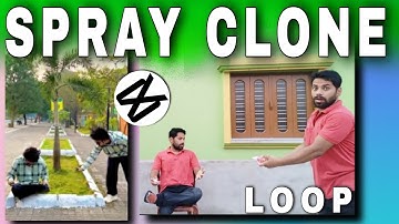 Spray clone infinite Loop effect video editing in Capcut I @UrSmartMaker  Crazy clone effect editing