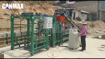 QT4-25PLC-A fully automatic PLC controlled block machine