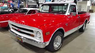 1968 Chevrolet C10 Pickup Small Block V8 Auto PS PB #MECUM Auctions Tulsa 2026 Lot F129 SOLD $33,000